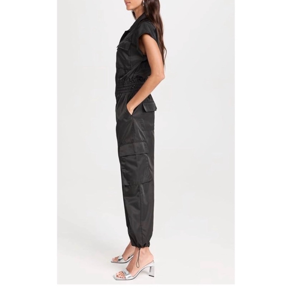 Pistola Jade Waist Utility Black Jumpsuit Modern Women’s Small EUC - Picture 2 of 16